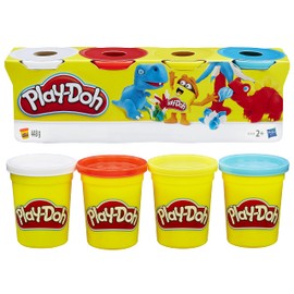 Play-Doh B6508 4 Pack Classic Colors, 16 oz, Small