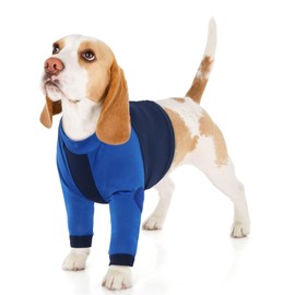 LeLePet Dog Recovery Suit for Front Legs,Dog Leg Sleeve to Stop Licking,Dog Elbow Protector for Leg Injuries,Dog Recovery Sleeve Front Leg,Dog Sleeve to Prevent Licking,Dog Cone Collar Alternative