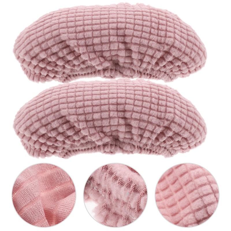 FUNOMOCYA 2Pcs Detachable Office Chair Armrest Covers Stretchy Elastic Armrest