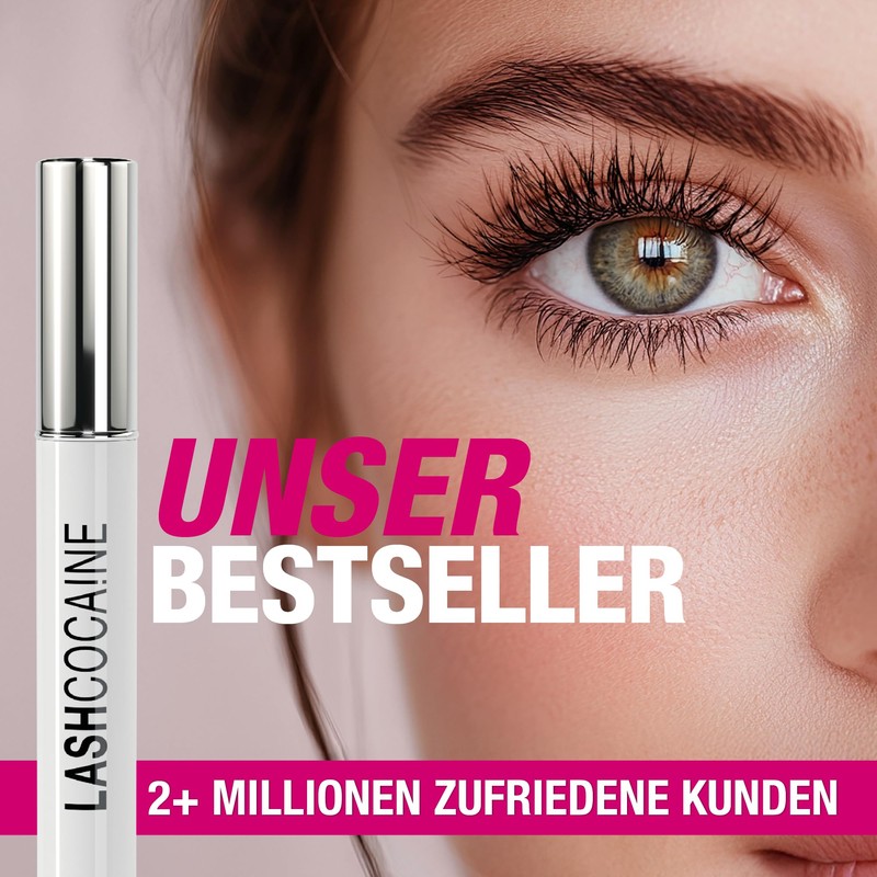 Lashcocaine® Professional Eyelash Serum, Eyelash Booster, Svenja Walberg®, Includes Measuring