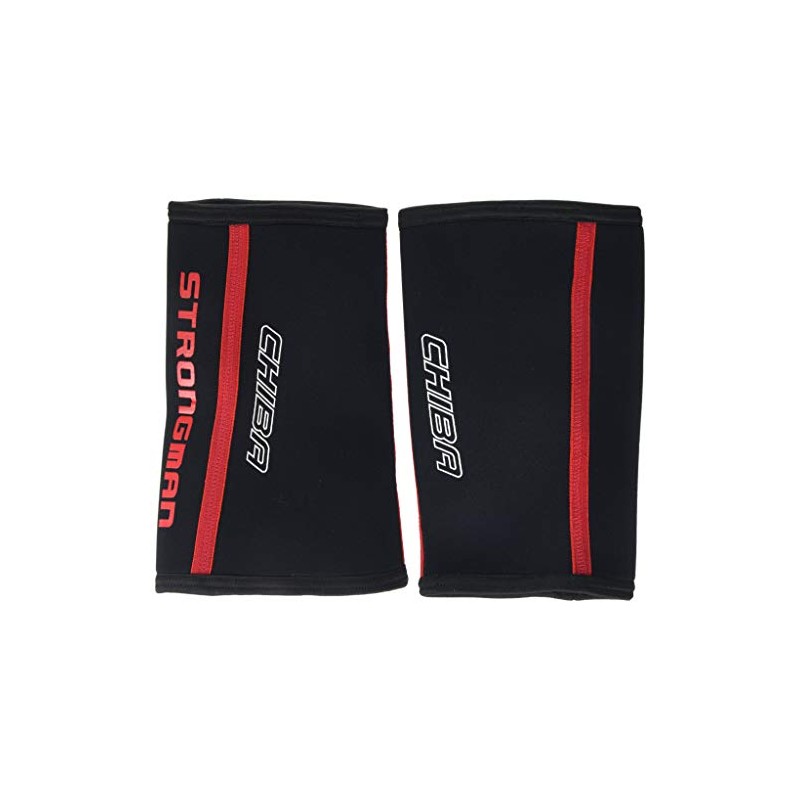 Chiba Erwachsene Ellbogenwärmer Ellenbogenbandage Neopren Bandage, schwarz, L
