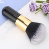 Brocha de maquillaje Ymiko, grande para polvos sueltos, larga, para