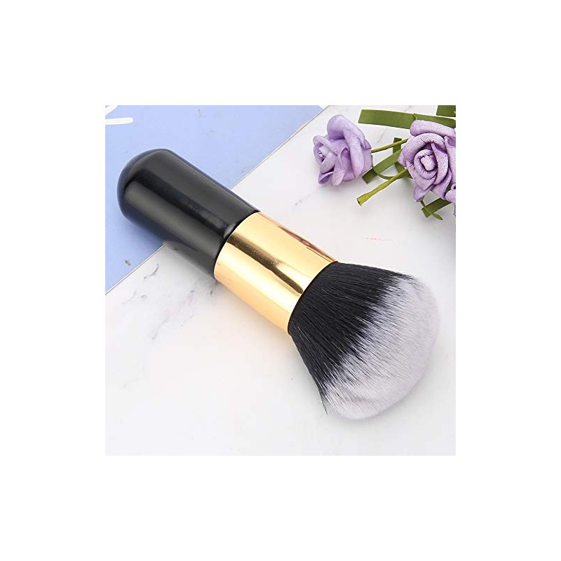 Brocha de maquillaje Ymiko, grande para polvos sueltos, larga, para