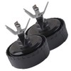 Podoy 2 Pack- 6 Fins Blade Replacement Parts for Nutri