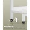 Hzuaneri Corner Shelf Stand, Corner Bookshelf, Storage Standing Shelf Unit