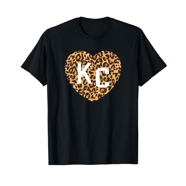 Heart KC Cheetah Leopard Pattern Brown Yellow Spots Heart Kc