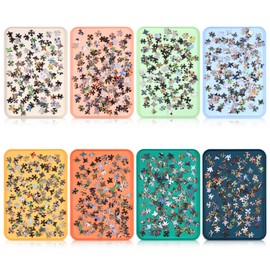 LOYIM 8 Pcs 15'' x 10.5'' Extra Large Puzzle Sorting Trays Stackable Puzzle Trays for Sorting Puzzle Piece Sorter Trays Jigsaw Puzzle Accessory for Sorting 2000/3000/5000/6000 Puzzle Pieces