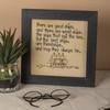 Primitives by Kathy 12558 Rustic Stitched Wall Décor, 7.75 x