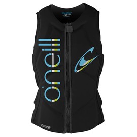 O'Neill Women's Slasher Comp Vest, Black/Black, 10