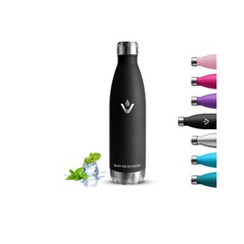 Thermos Flask, 0.75 L, Stainless Steel, BPA-Free, Leak-Proof, 24 Hours Cold & 12 Hours Warm, Metal Drinking Bottle, Double-Walled, for Camping, Gym, Hiking, Yoga