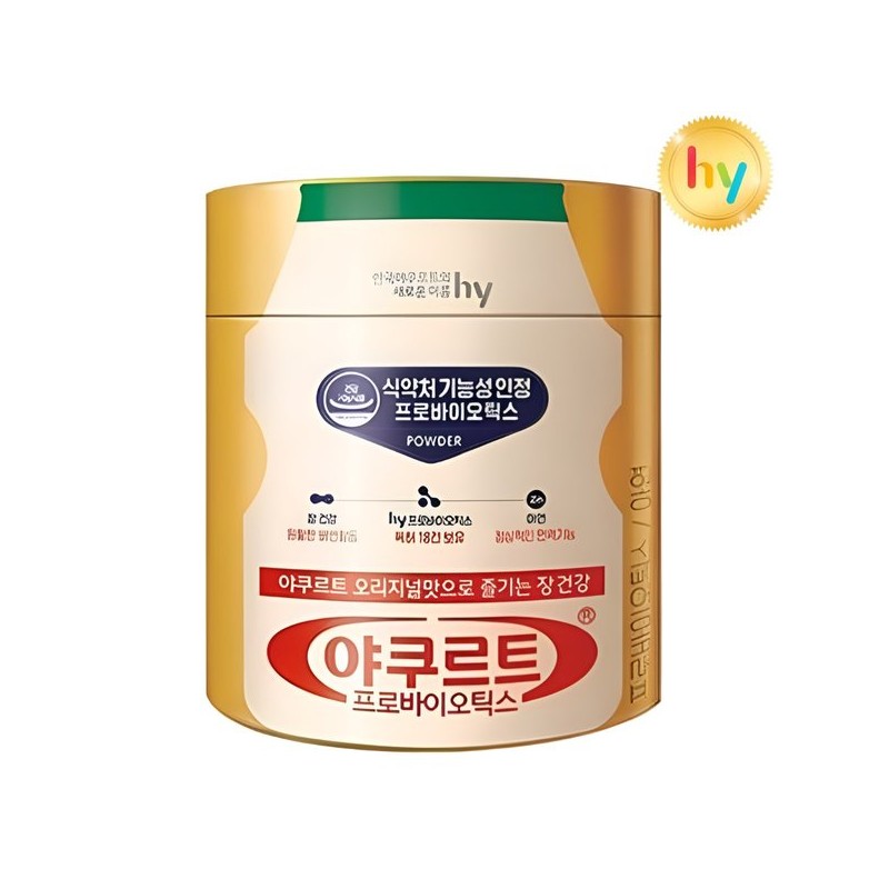 hy 한국 야쿠르트 프로바이오틱스 유산균 2g 60포 Haitai Korean Yakult