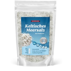 Feinwälder® Celtic Grey Sea Salt - Hand Harvested, Mineral Rich, Unrefined, Perfect for Healthy Kitchen, Vegan & Gluten Free, Ideal for Seasoning, Baking & Cooking - 1 kg