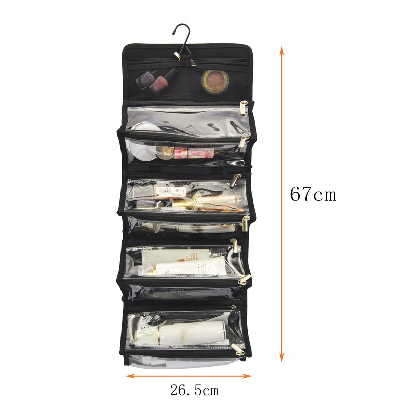 Jula Vance Large Capacity Hanging Eco Polyester Travel Toiletry Bag