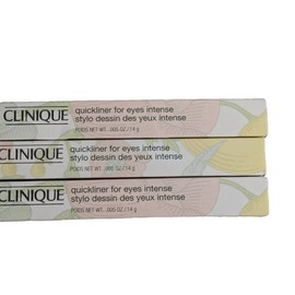 Clinique Lot Of 3 Clinique Quickliner Eyes Intense 09 Intense Ebony .005 oz/.14 g NEW