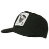 Ace Military Card Patched Solid Twill Cap - Black OSFM