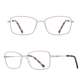 RB.Pilot Reading Glasses Blue Light Blocking Spring Hinge Readers for Women Anti Glare Filter Lightweight Eyeglasses