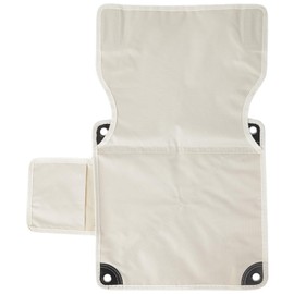 GORGECRAFT Replacement Fabric for Camping Chairs Medium Size Oxford Fabric Replacement Seat for Outdoor Folding Chairs 512 x 610 mm White Waterproof Cover for Camping Chairs with High Backrest for