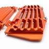Power Parts Radiator Guard Aluminum Orange for KTM 2016-2024 Husqvarna