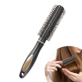 Kasoud Round Hair Comb, Round Hair Brush for Blow Drying Hair Styling Tools, Hair Styling Tools at Home, Blow Drying Hairstyling Tool, Radial Vent Hair Brush for Creating and Smoothing Curly or Wavy