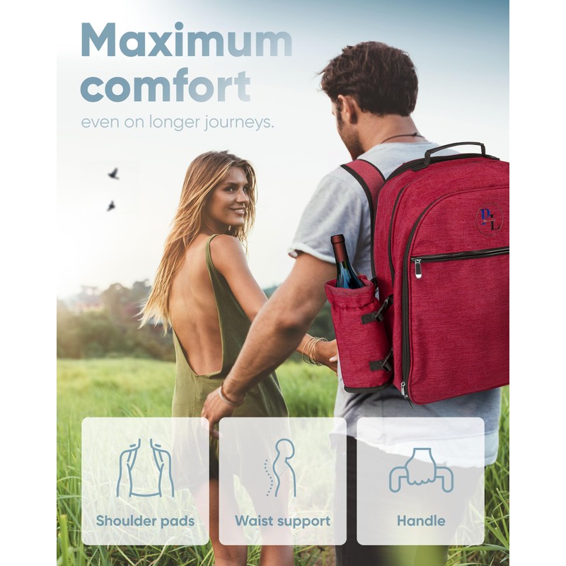 PL Harmony Picnic Backpack for 2 - All-in-One for Couples