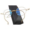 Circleperson Pure Titanium Eyeglasses Vintage round Cable temple Light Weight