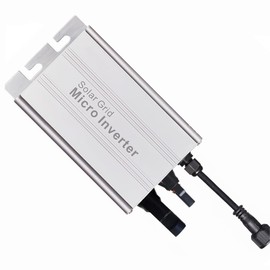 POWLSOJX Solar Grid Tie Micro Inverter MPPT Smart Micro PV System 180W 500W 700W DC 18V-50V to AC Output 120V/230V Auto (500W)