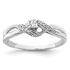 Sonia Jewels Real 925 Sterling Silver Diamond Promise Engagement Ring