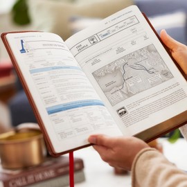 The Open Bible: Read and Discover the Bible for Yourself (NKJV, Hardcover, Red Letter, Comfort Print)