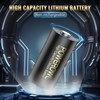 POWEROWL CR123A 3V Lithium Battery 6 Count, High Capacity 123