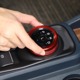 BEBECAR Center Console Gear Shift Knob Alloy Trim Ring Fit For FORD maverick 2022-2023