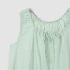 JAJU Soft Seersucker Sleeveless Pajama Dress_Mint