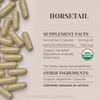 Horsetail USDA Organic 120 Capsules | High-Potency Natural Supplement |