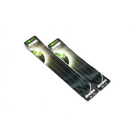 Korda Stiff QC Booms 25lb - Ready-Tied Fishing Booms for Carp Ronnie Rig | 7.5” Long | Pack of 3 Carp Fishing Tackle