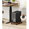 Akxomel Mobile CPU Stand, Computer Tower Stand with 4 Caster
