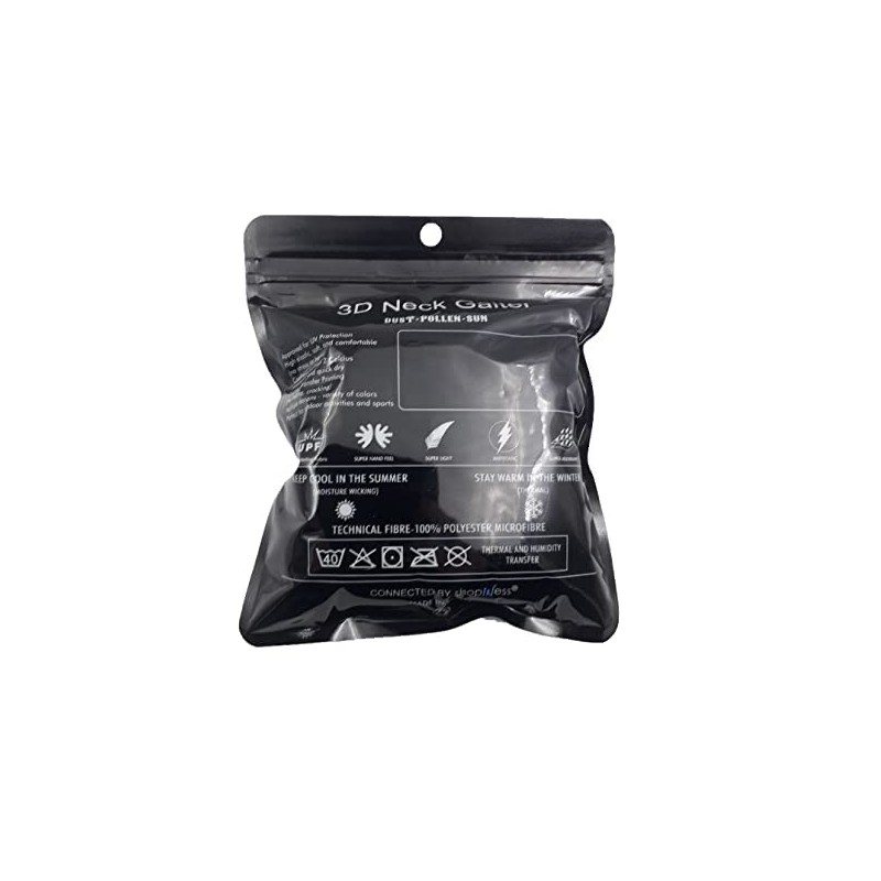 Fleece Lined Neck Warmer - Yin Yang, multicoloured, Unit size