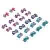 22pcs Pet Bowknot Rubber Bands Cute Colorful Dog Grooming Hair