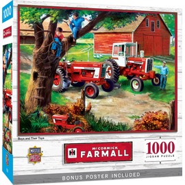 MasterPieces 1000 Piece Jigsaw Puzzle for Adults, Family, Or Kids - Boys and Their Toys - 19.25"x26.75"