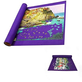ADEPTNA Giant Puzzle Roll-Up Mat Jigsaw Perfect for Puzzles Up to 3000 Pieces- The Fun Way to Storage Your Puzzles