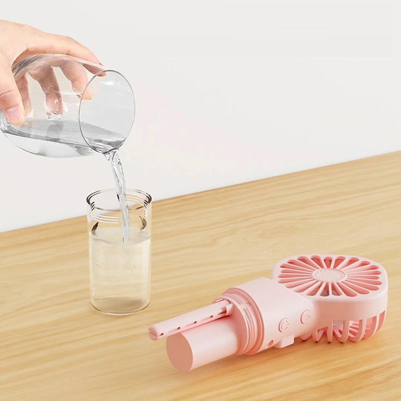 MistiCool Handheld Misting Fan, 2 in1 Spray Fan, USBC Rechargeable