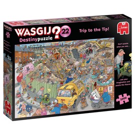 Jumbo, Wasgij, Destiny 22 - A Trip to The Tip!, Unique Jigsaw Puzzles for Adults, 1,000 Piece