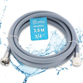 DL-pro 3.5 m Inlet Hose Extension for Washing Machine and Dishwasher – Universal – [Robust & Seal] – For All Standard Models – Washing Machine Hose Extension – Choose Size