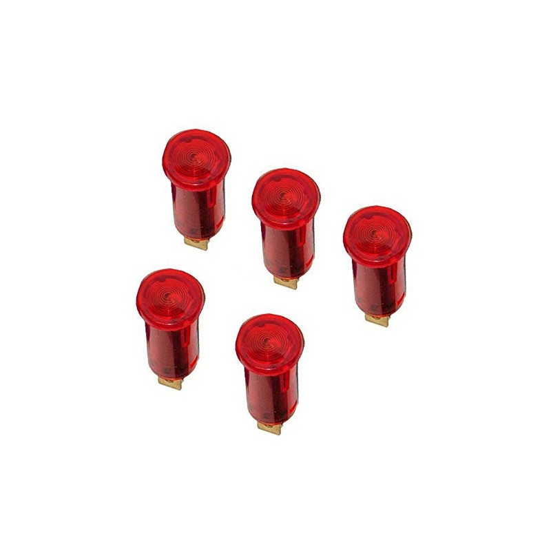 Vogueing Tool DC 12V Red Warning Signal Light Dashboard Indicator
