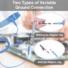 Grounded Outlet Plug, Anti-Static Wrist Strap (Adjustable up to Size