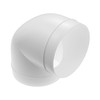 Repa Market 6 Inch Ducting Pipe Connector - White Plastic