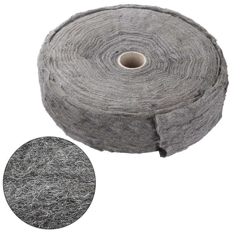 AConnet Grade 0000 Steel Wool 5lb Steel Wool Roll for