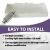 Lunwag Interior Dome Light Lens Cover/LED with LED White Blubs