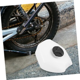 Alipis Motorcycle Fuel Tank Lid Bottle Gasoline Tank Mini Motorbike Oil Bike Accessories Mini Motorcycle Gas Tank Atv Gas Tank Motorcycle Accessories Bike Gas Tank Plastic White re-usable