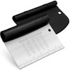 Urbanstrive Bench Scraper for Baking, Stainless Steel Dough Cutter and