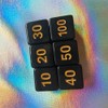 QUANTALY Damage Counter 20-Piece 6-Sided Dice Damage Counter Dice Counter