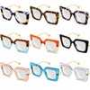 Kingdder 9 Pack Oversized Glasses for Women Square Blue Light Blocking Glasses Stylish Computer Reading Eyeglasses